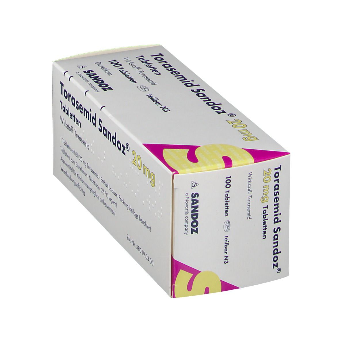 TORASEMID Sandoz 20 mg