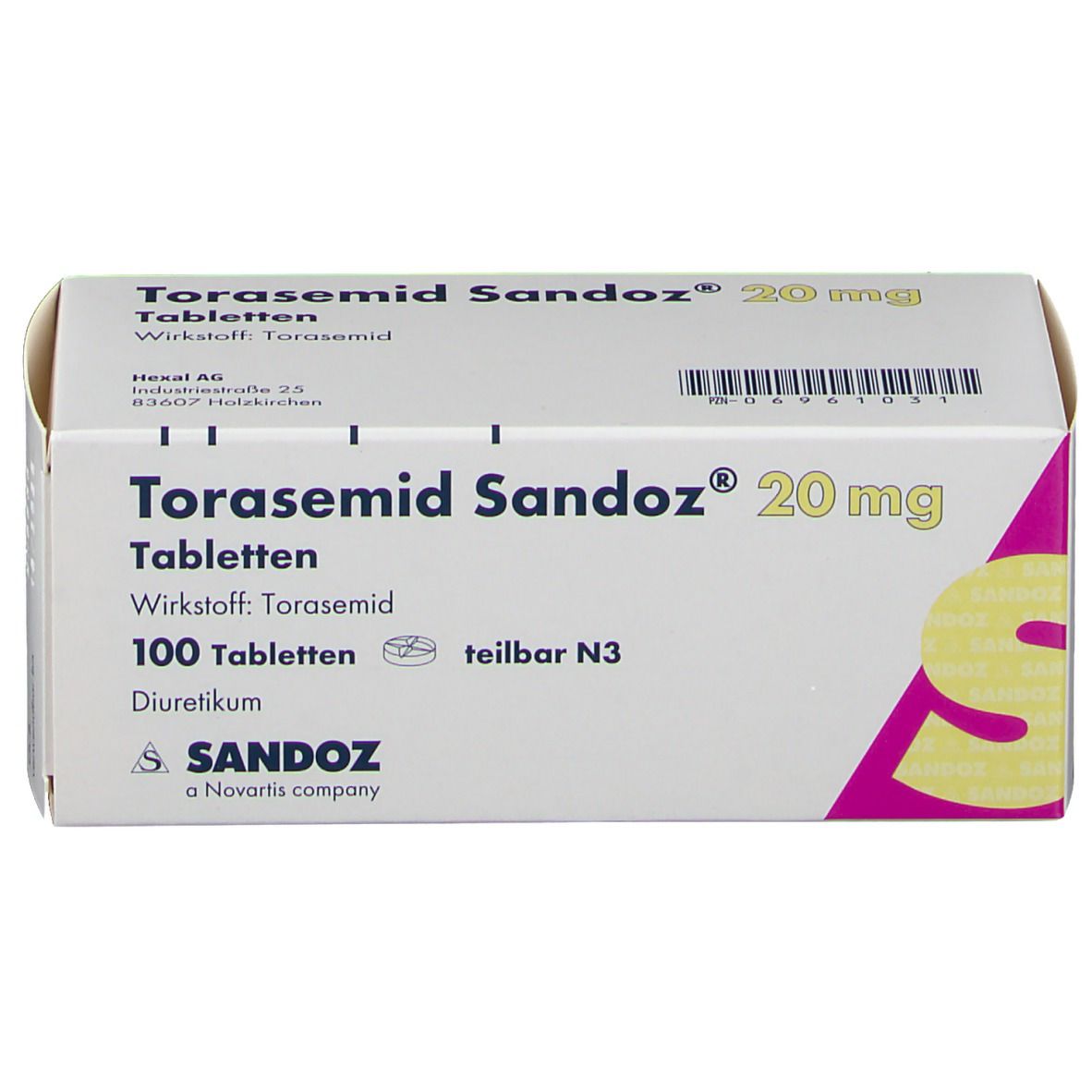 TORASEMID Sandoz 20 mg