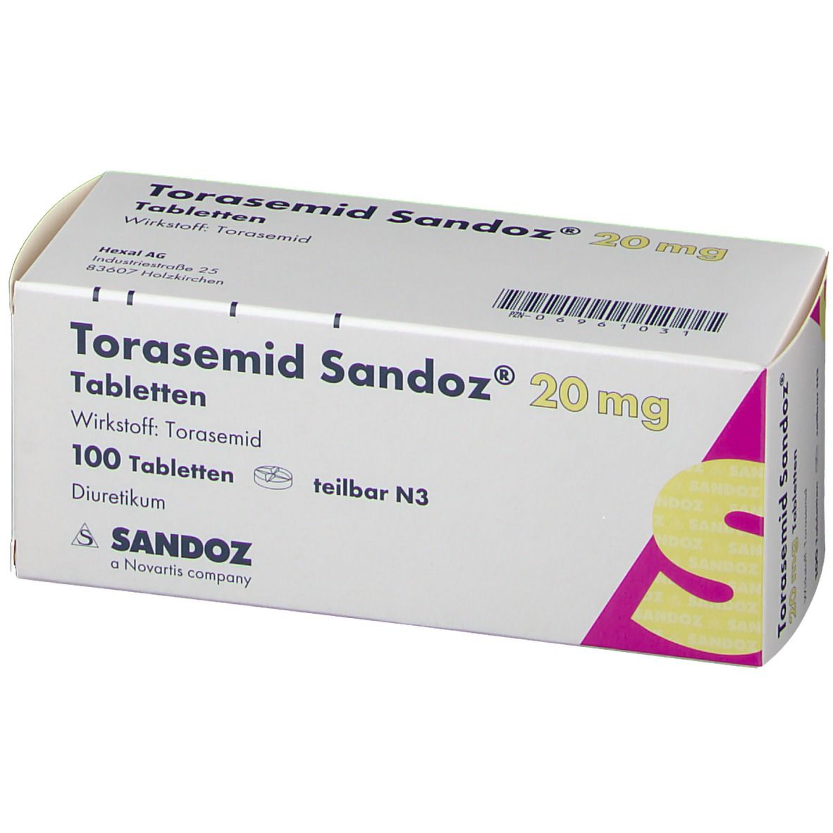 TORASEMID Sandoz 20 mg