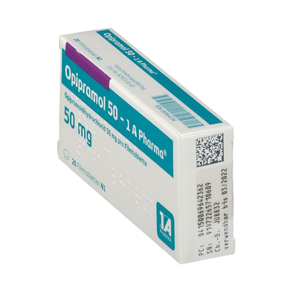 Opipramol-1A Pharma 50 mg Filmtabletten 20 St