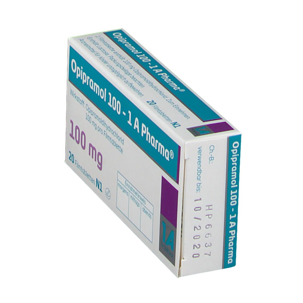 Opipramol-1A Pharma 100 mg Filmtabletten 20 St