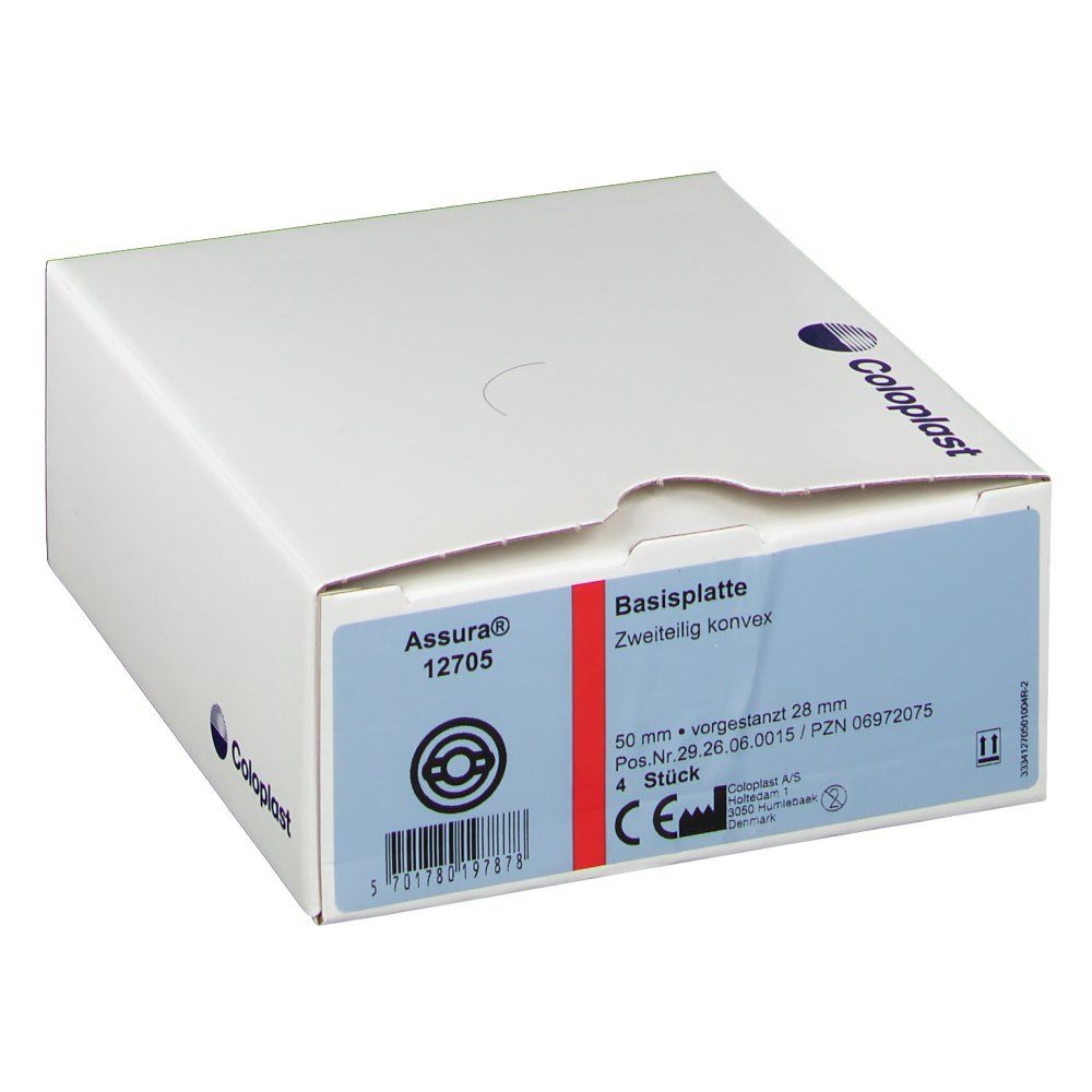 ASSURA® Basisplatte konvex 28mm Rastring 50mm mit Gürtelbefestigung