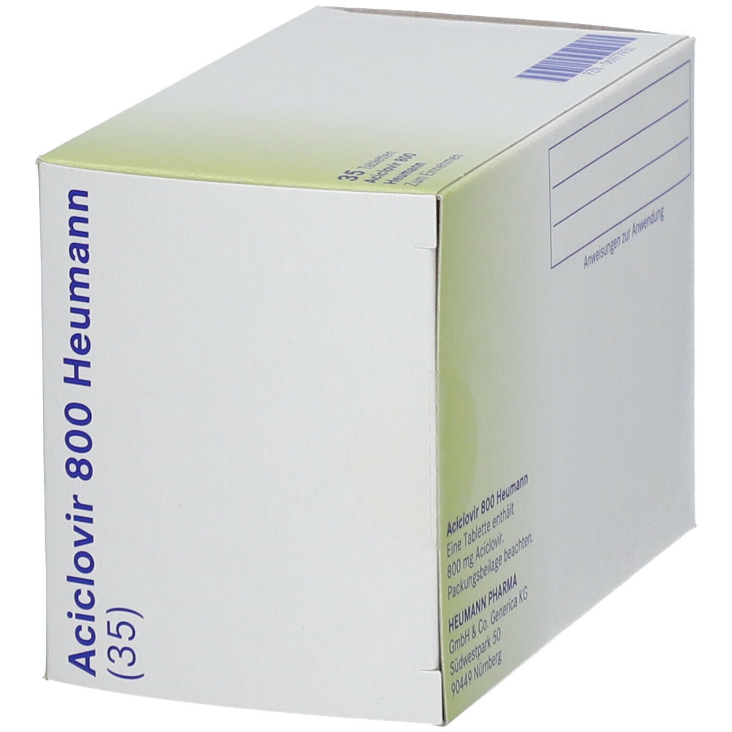 Aciclovir 800 heumann tabletten