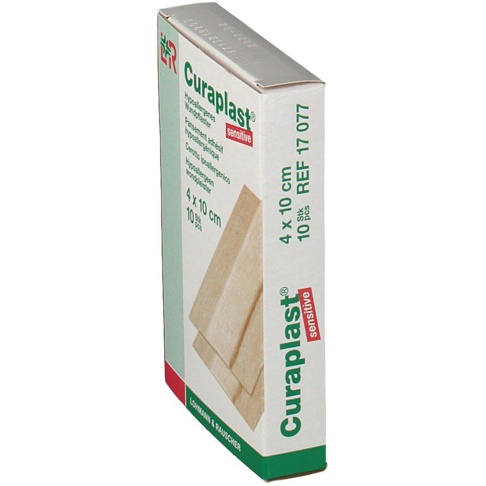 Curaplast Wundschnellverb.sensitiv 4x10 cm 1 m 10 St Pflaster