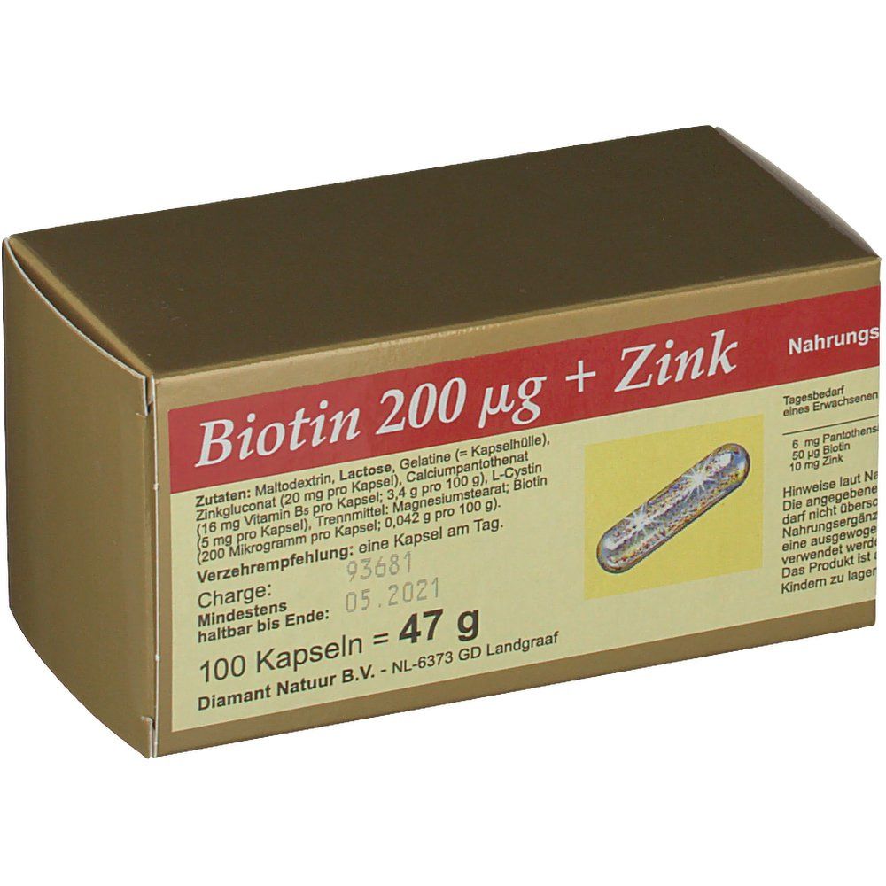 Biotin 200 µg + Zink