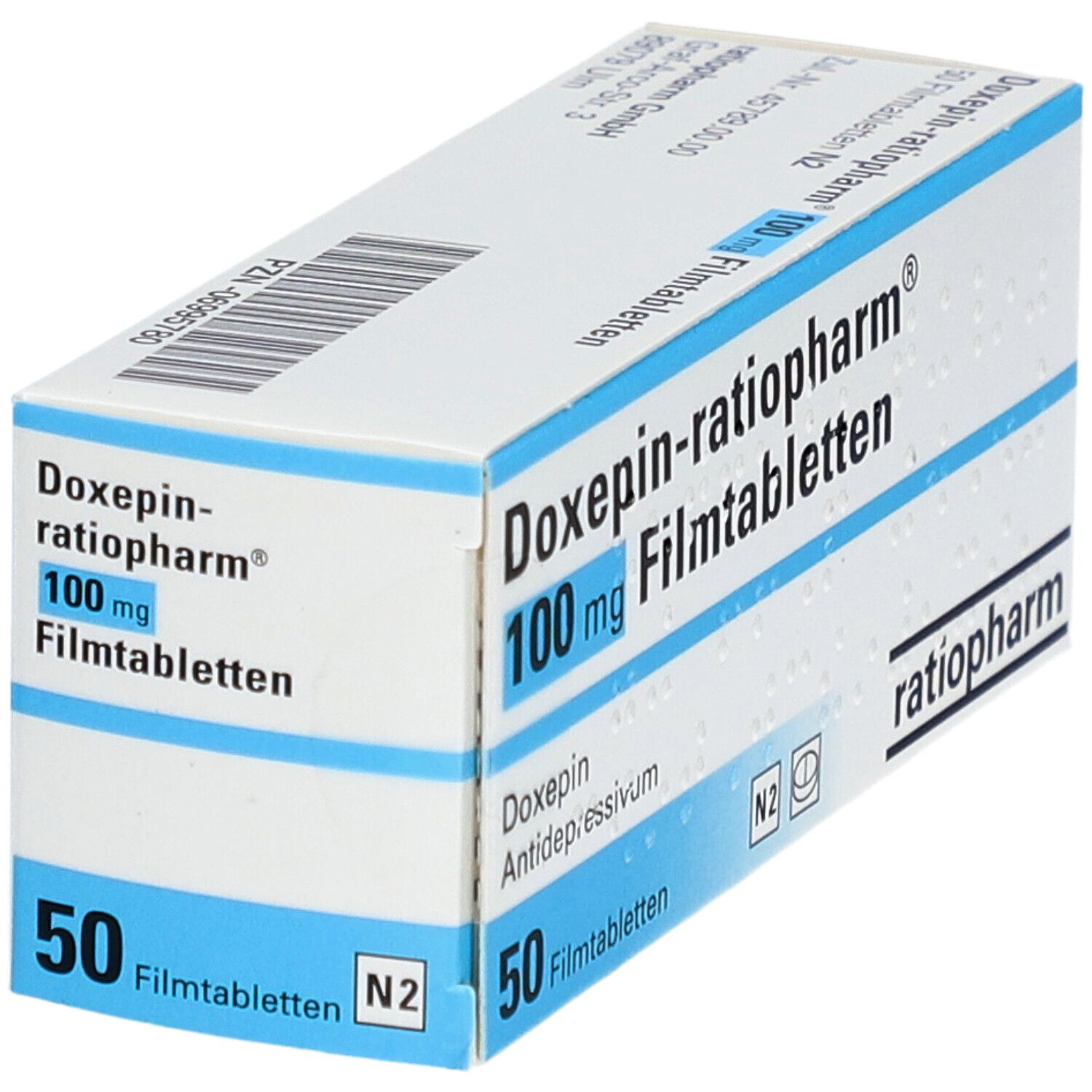 DOXEPIN-ratiopharm 100 mg Filmtabletten 50 St