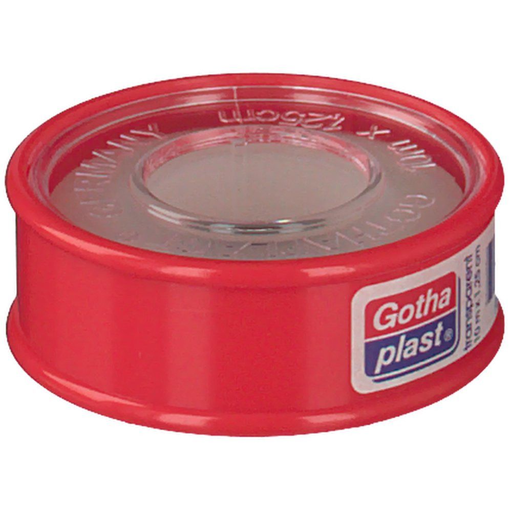 Gotha-FLEX Heftpflaster transparent 10 m x 1,25 cm