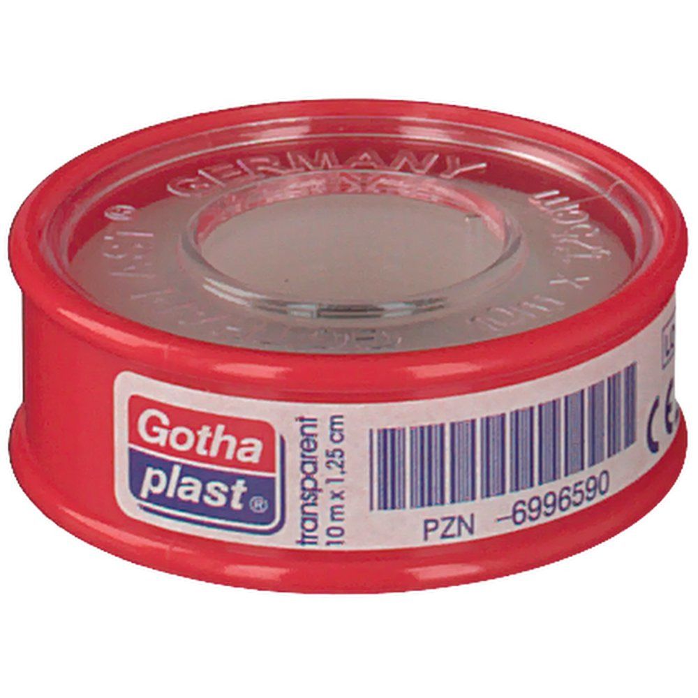 Gotha-FLEX Heftpflaster transparent 10 m x 1,25 cm