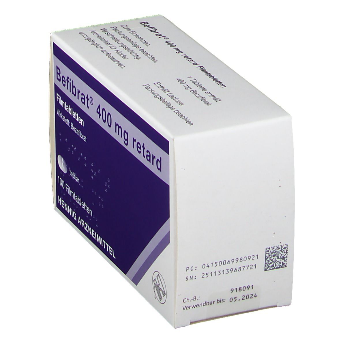 Befibrat® 400 mg retard