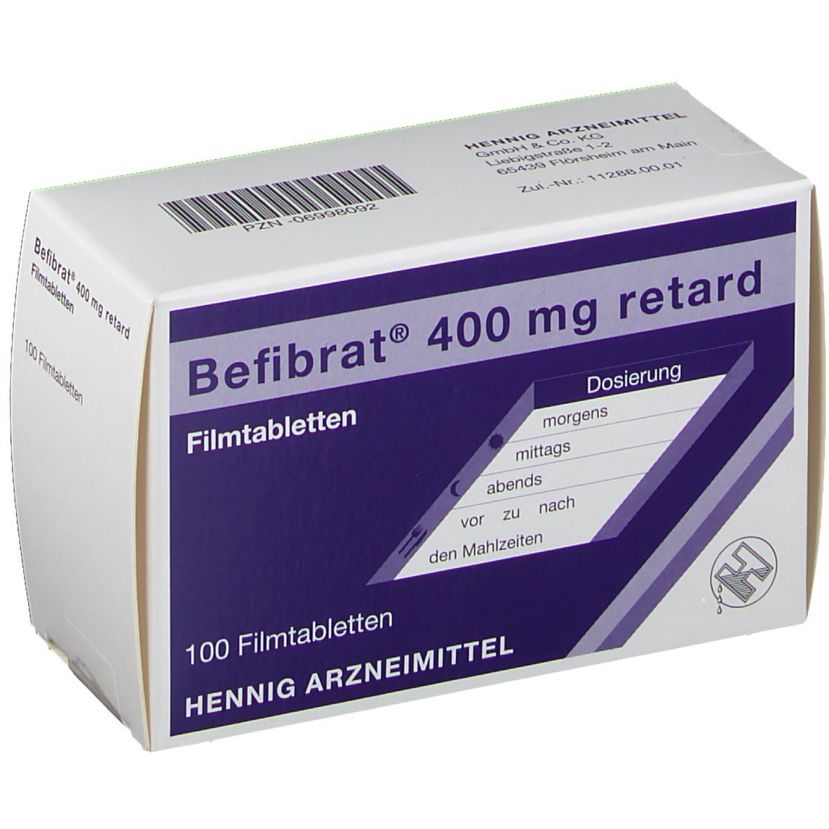 Befibrat® 400 mg retard