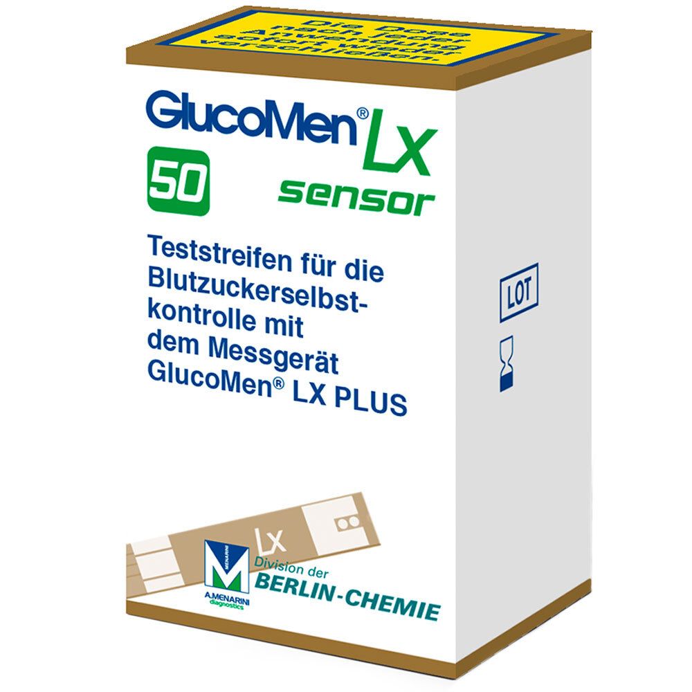 LX Sensor Teststreifen 50 St Teststreifen