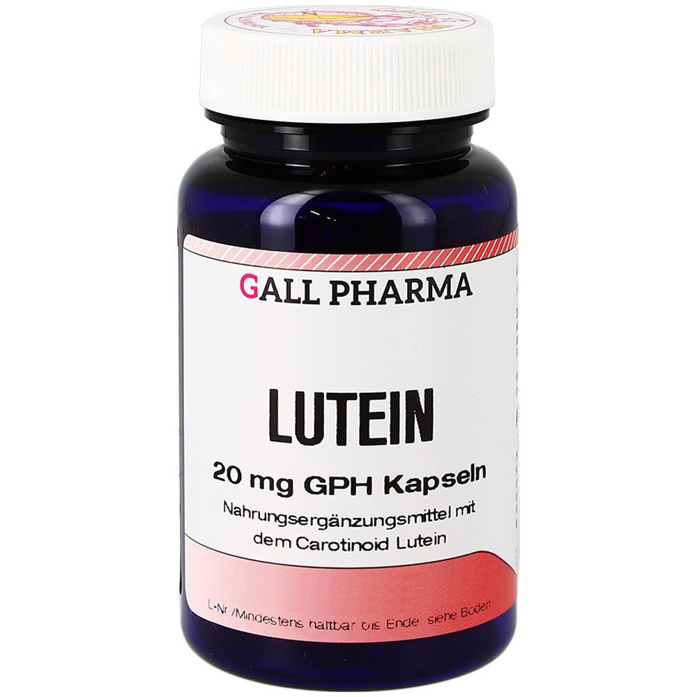 Lutein 20 mg GPH Kapseln 30 St Kapseln