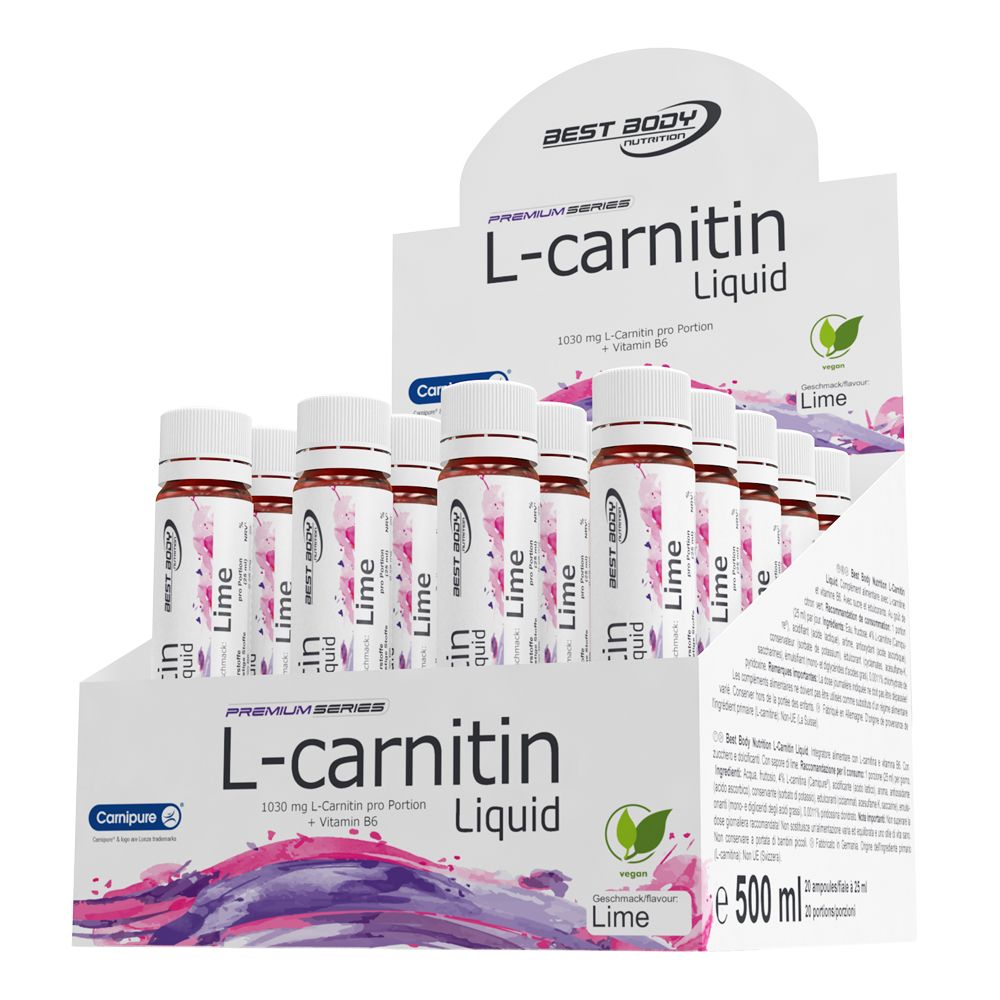 L-Carnitin + Vitamin C 20x25 ml Ampullen