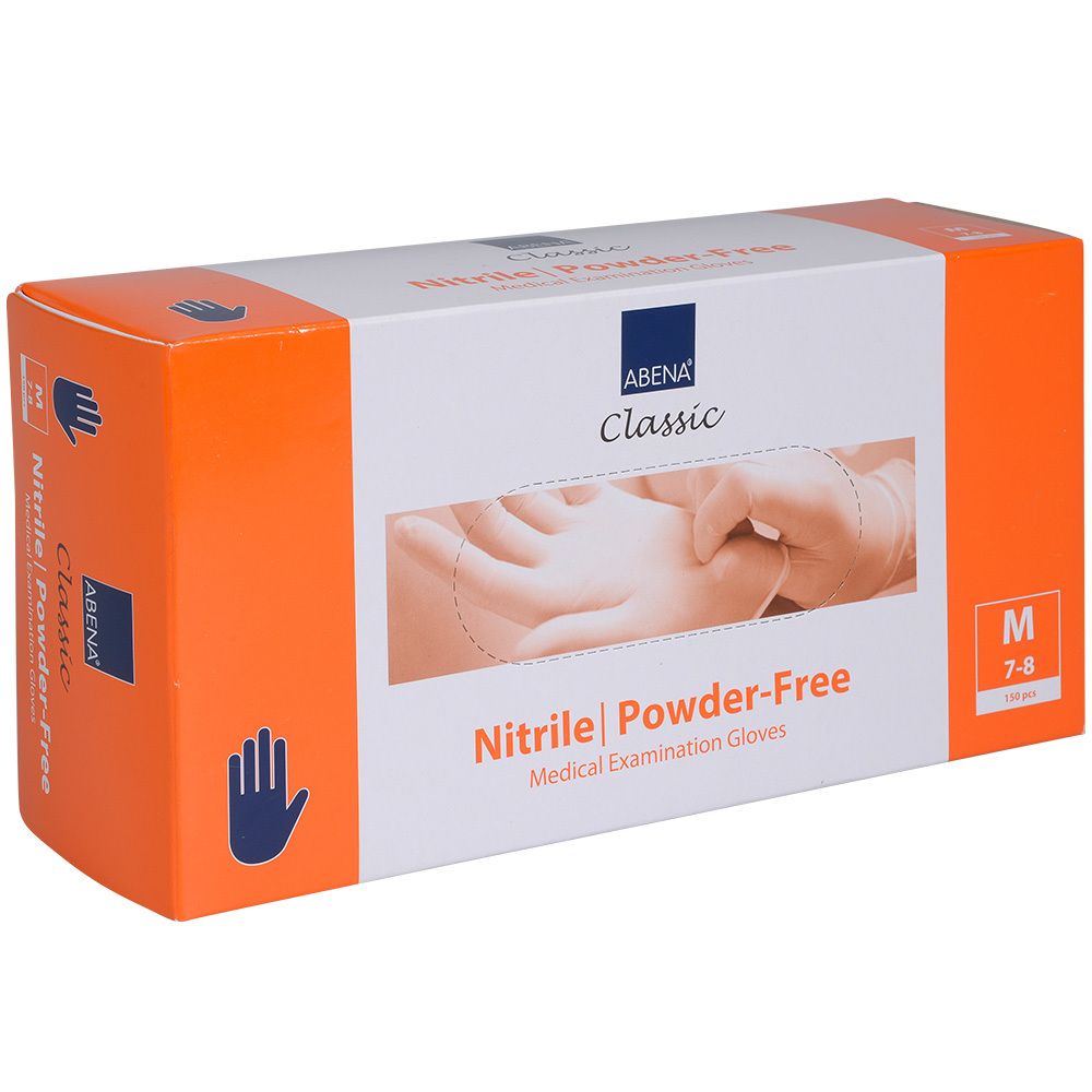 Classic Nitril Handschuhe puderfrei Gr. M 7-8 150 St Handschuhe