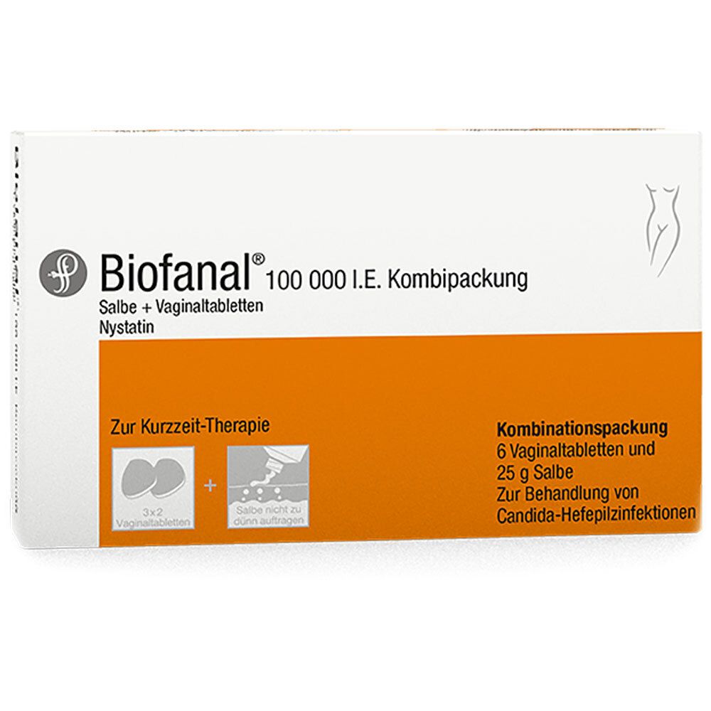 Kombipackung 25g Salbe + 6 Vaginaltabletten 1 St Kombipackung