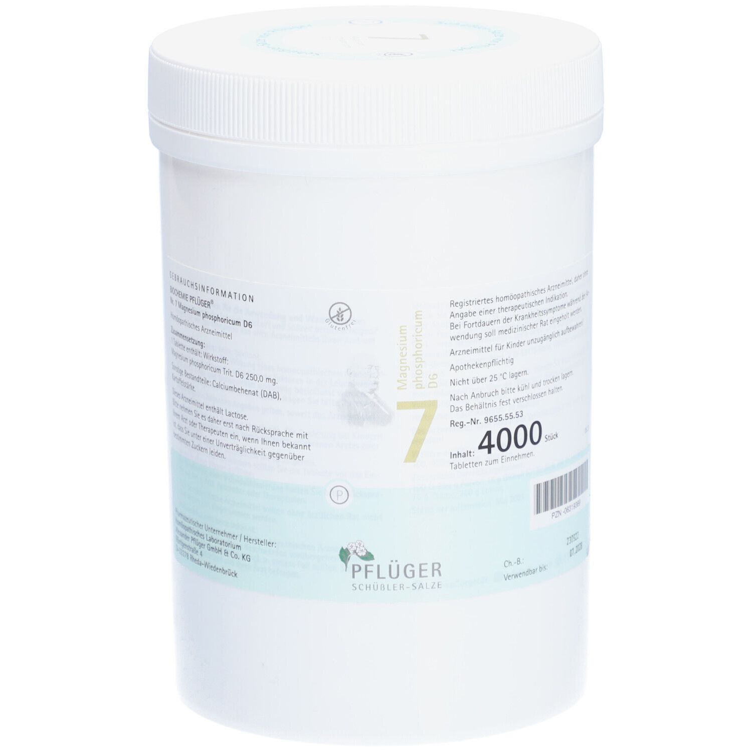 Biochemie Pflüger® Nr. 7 Magnesium phosphoricum D6 Tabletten 4000 St Tabletten