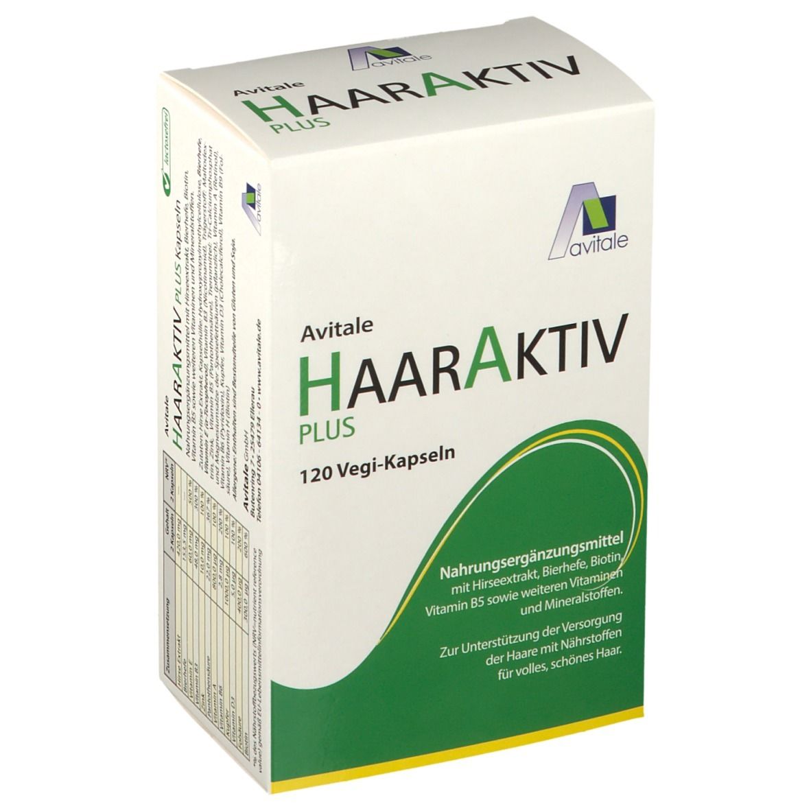 HaarAktiv Plus Vegi 120 St Kapseln