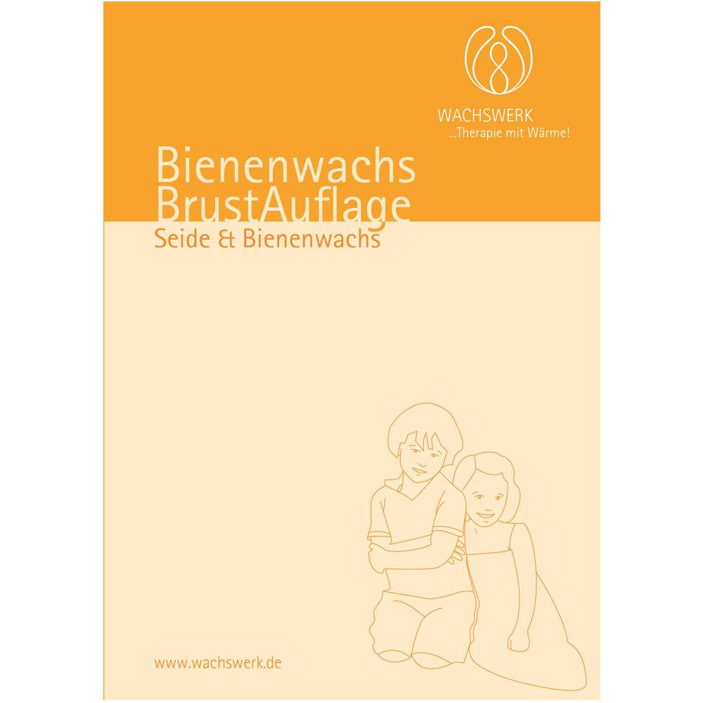 Bienenwachs BrustAuflage Seide & Bienenwachs 1 St Folie