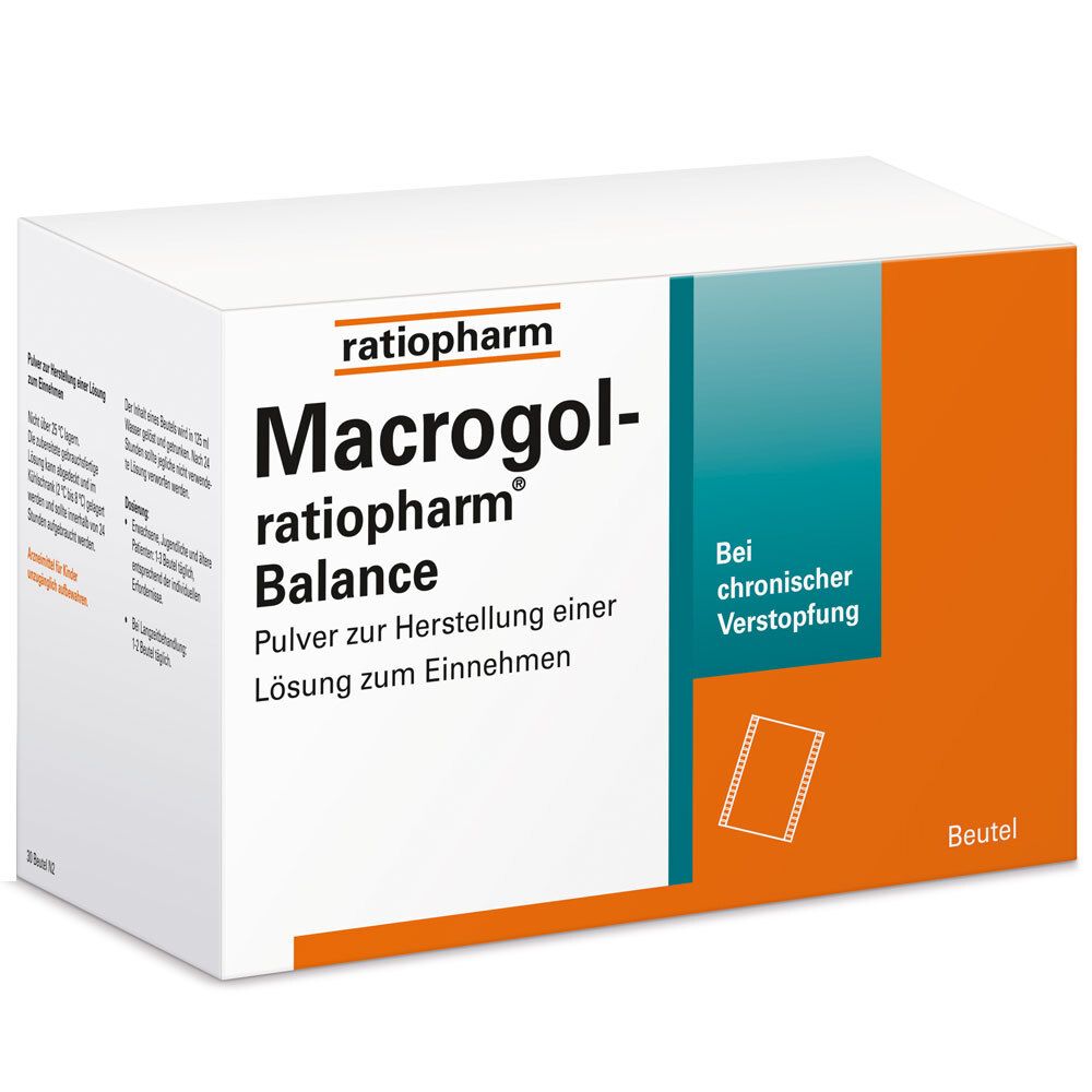 Macrogol-ratiopharm® Balance 50 St Pulver zur Herstellung einer Lösung zum Einnehmen