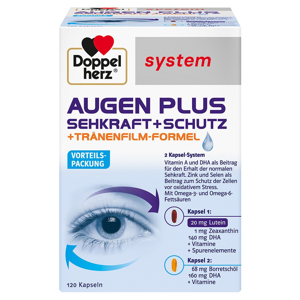 system Augen Plus Sehkraft + Schutz 120 St Kapseln