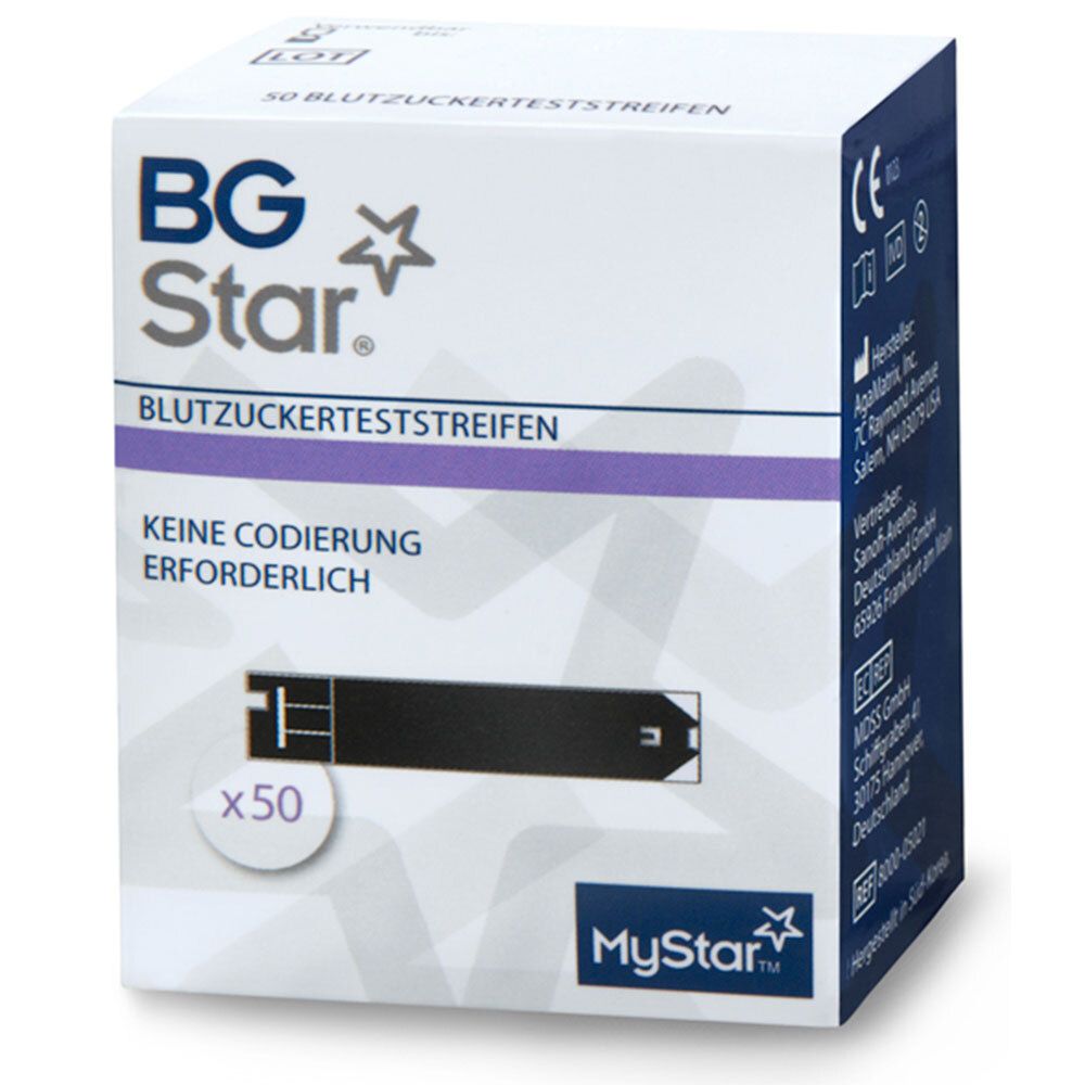 BGStar® Teststreifen 50 St Teststreifen
