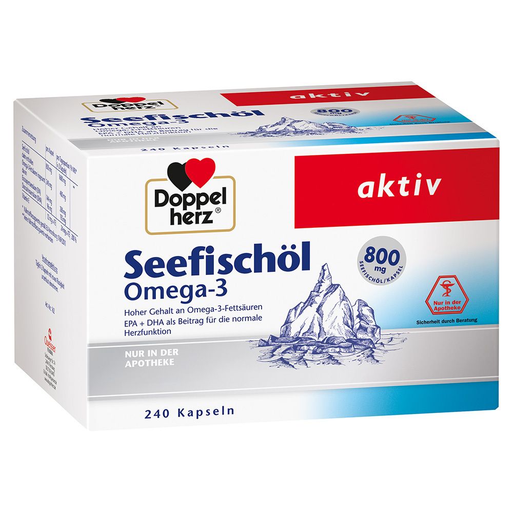 aktiv Seefischöl Omega-3 240 St Kapseln