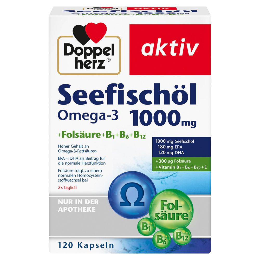 aktiv Seefischöl 1000 mg 120 St Kapseln