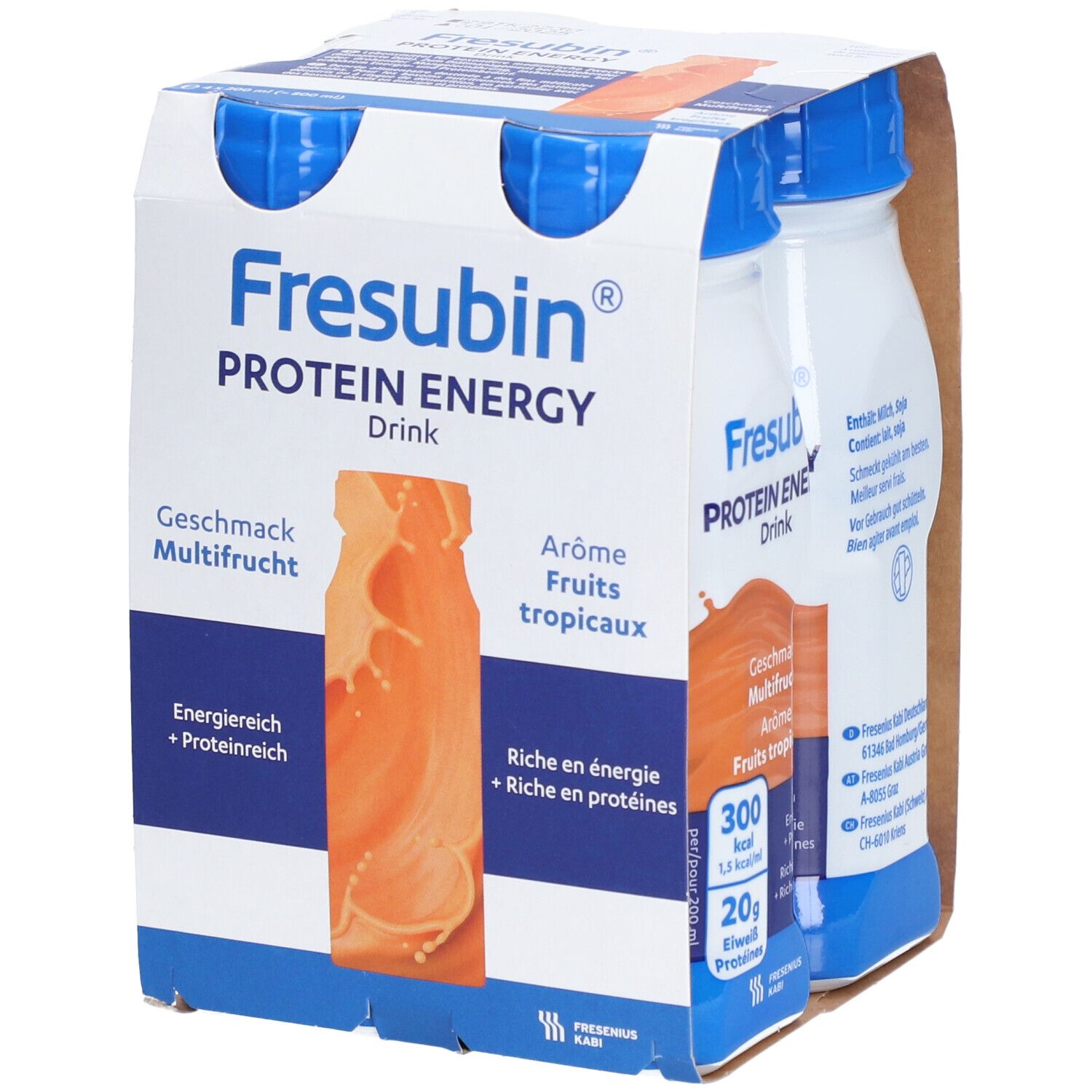 Fresubin® Protein Energy Drink Multifrucht 4X200 ml Lösung