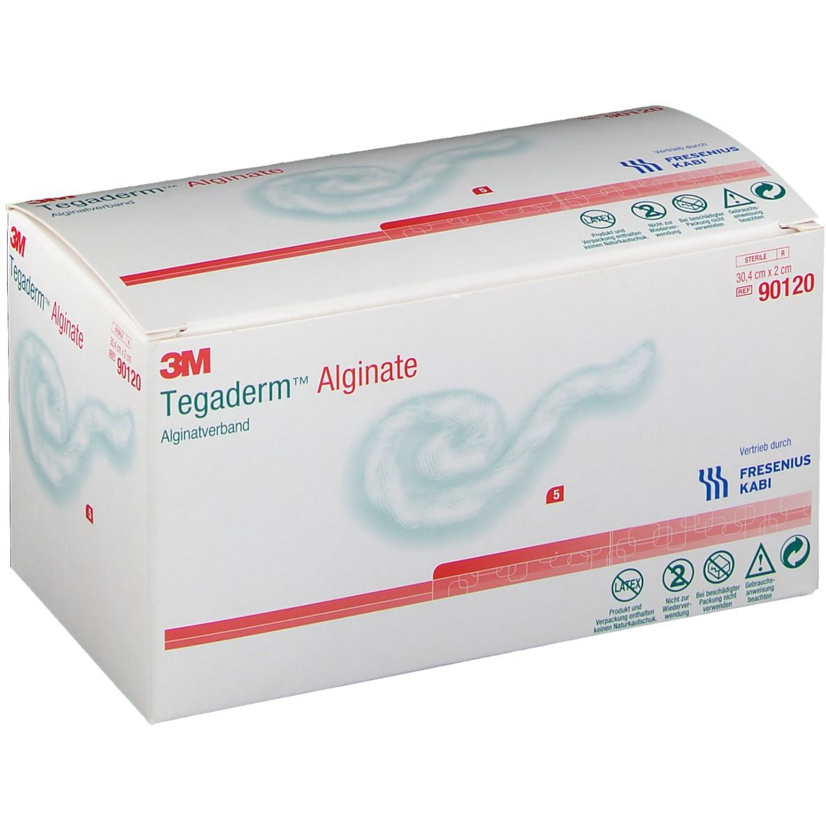 Tegaderm Alginate Tamponade 2 x 30,4 cm 5 St Tamponaden