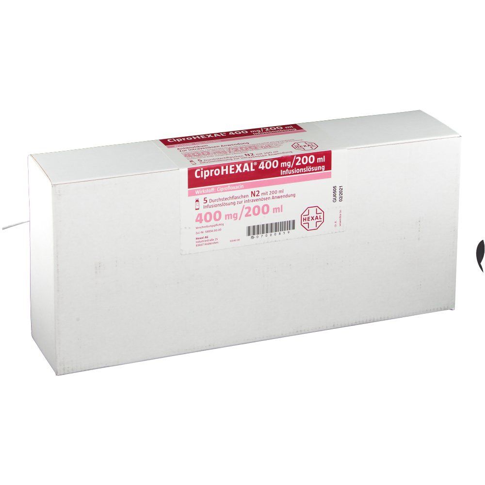 CIPROHEXAL 400 mg/200 ml Infusionsloesung