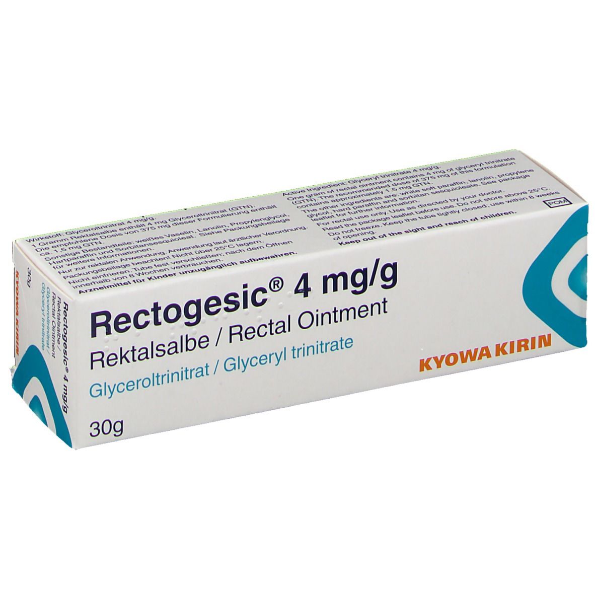 Rectogesic ® 4 mg/g Rektalsalbe 