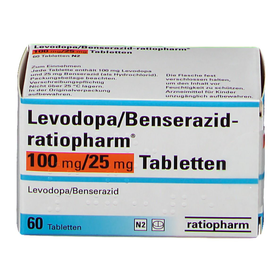 Levodopa/Benserazid-ratiopharm® 100 mg/25 mg