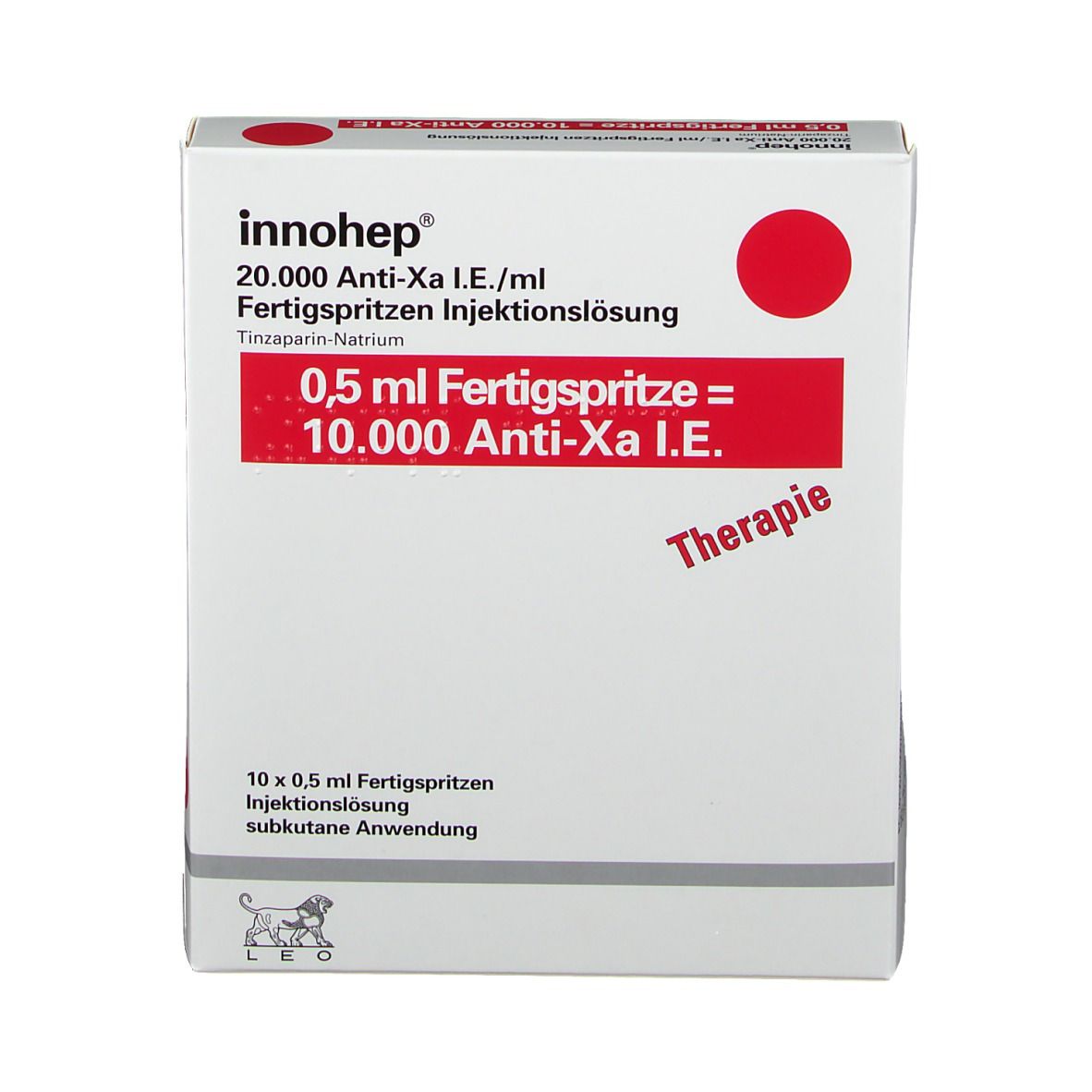 Innohep® 20.000 Anti-Xa I.E./ ml 0,5 ml
