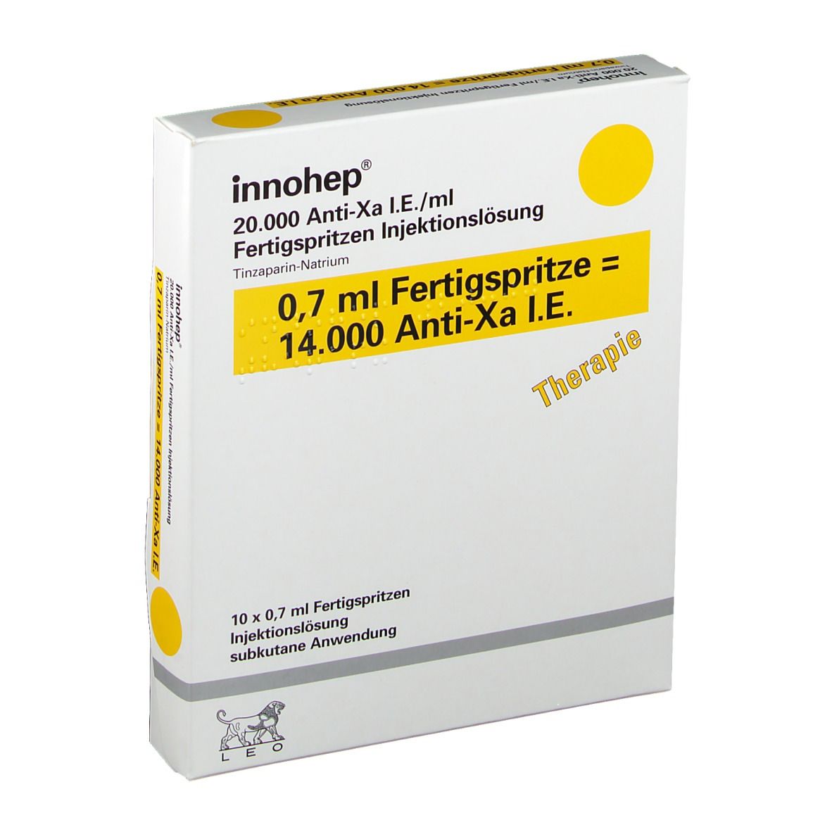 Innohep® 20.000 Anti-Xa I.E./ ml 0,7 ml