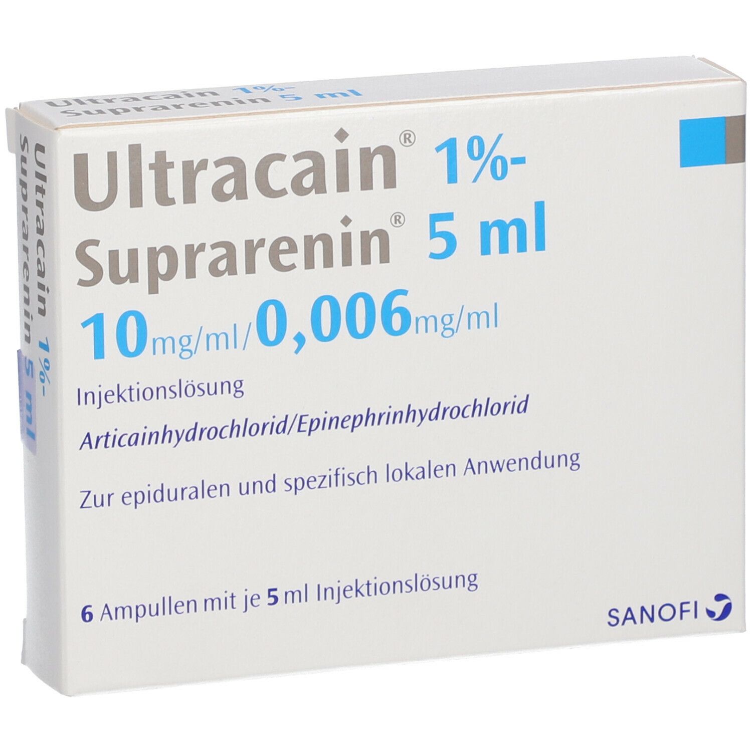 Ultracain® 1% -Suprarenin® 5 ml