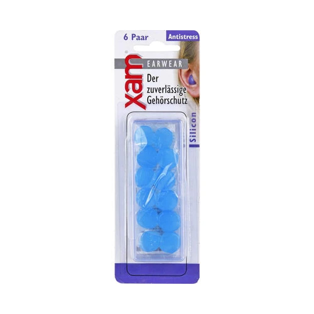 xam® Earwear Gehörschutz Antistress Silikon blau