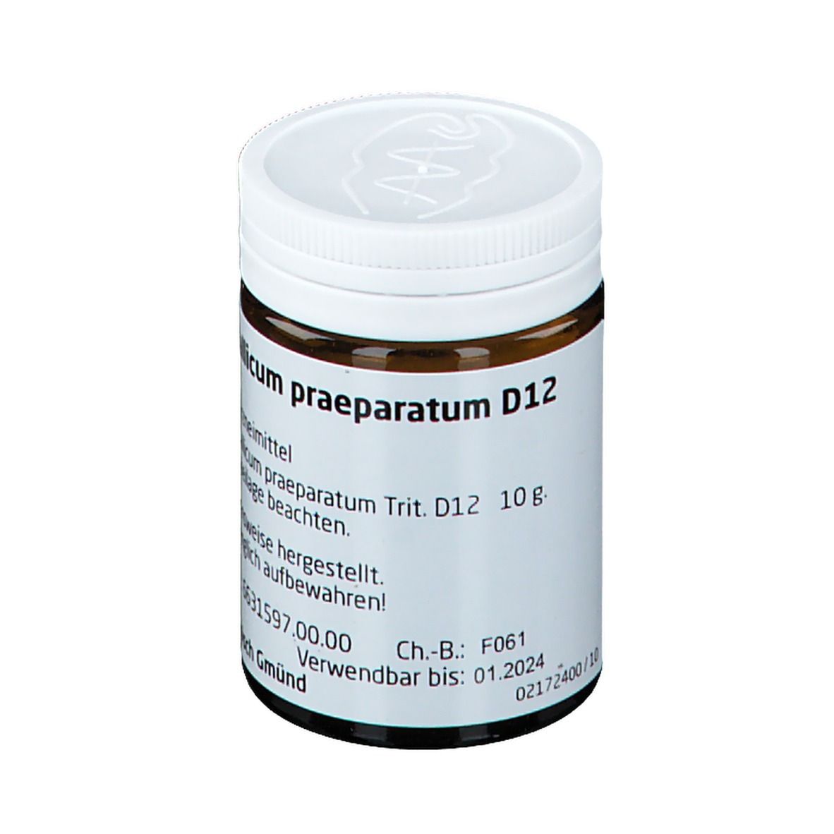 Argentum Metallicum praeparatum D 12 Trituration 20 g