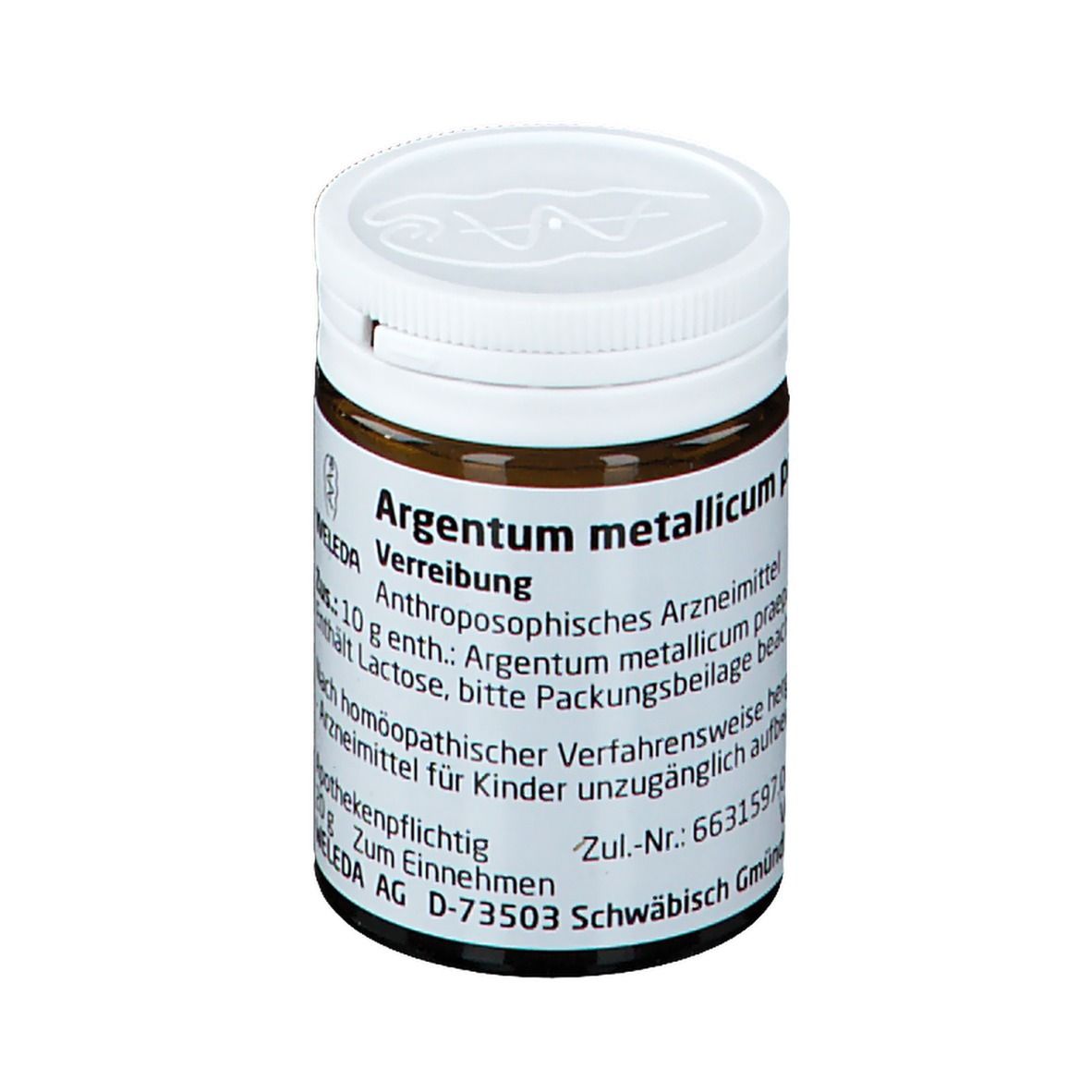 Argentum Metallicum Praep. D12 Trituration