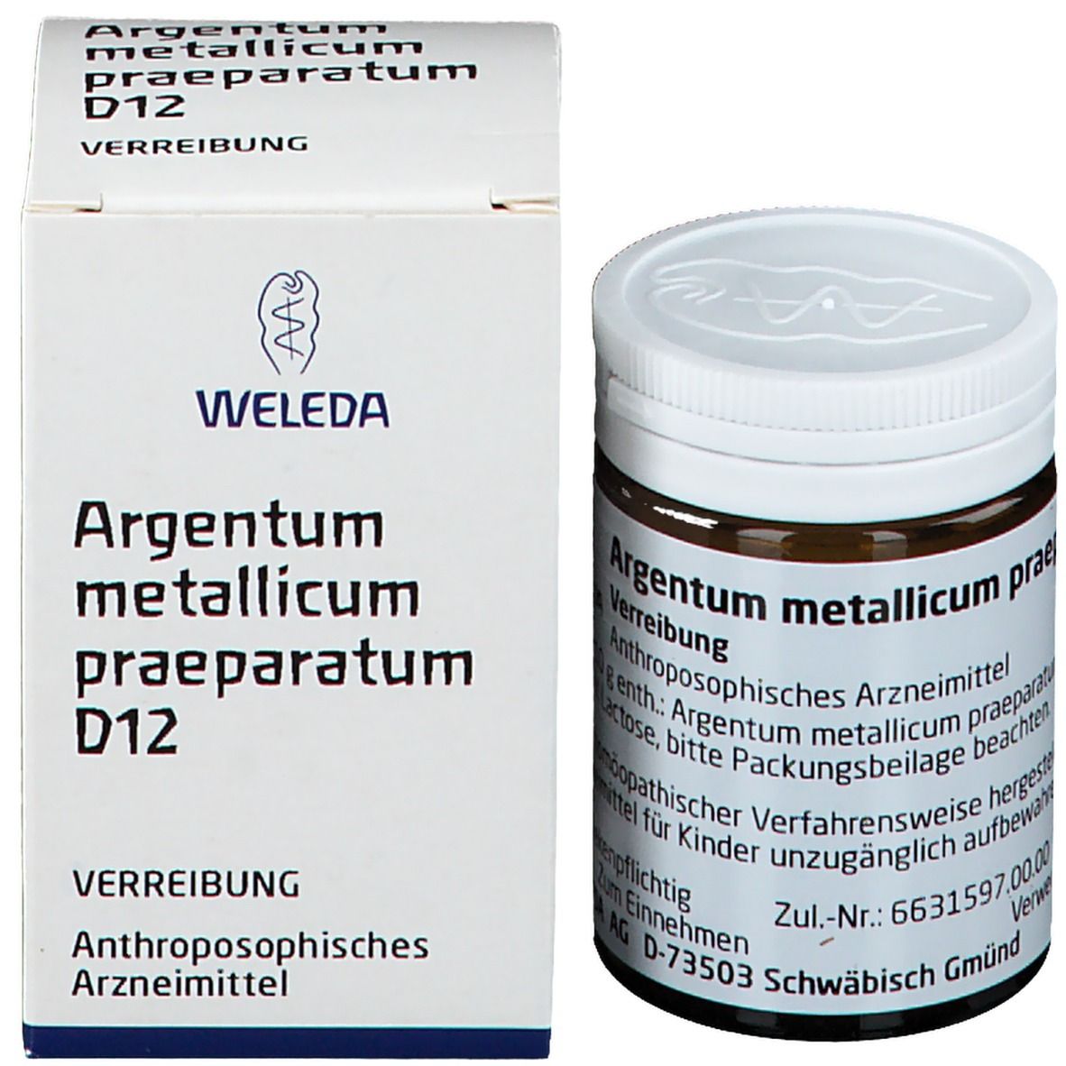 Argentum Metallicum Praep. D12 Trituration