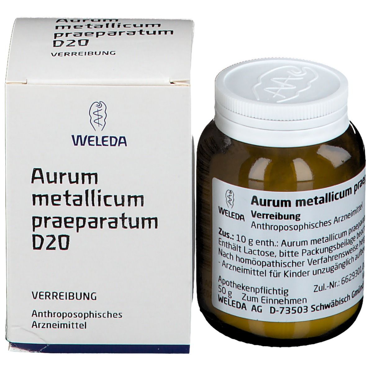 Aurum Metallicum Praeparatum D20