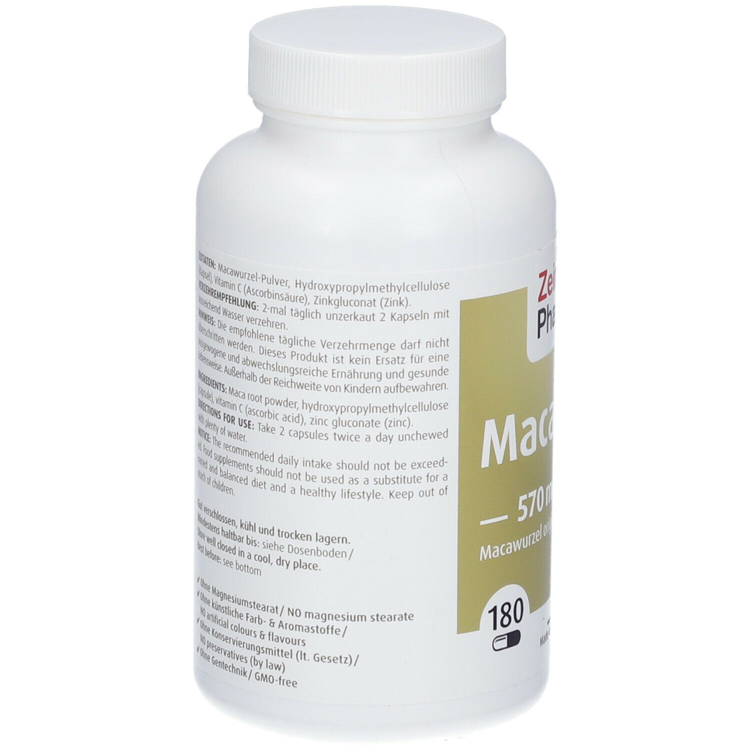 MACA Kapseln GOLD 570 mg ZeinPharma