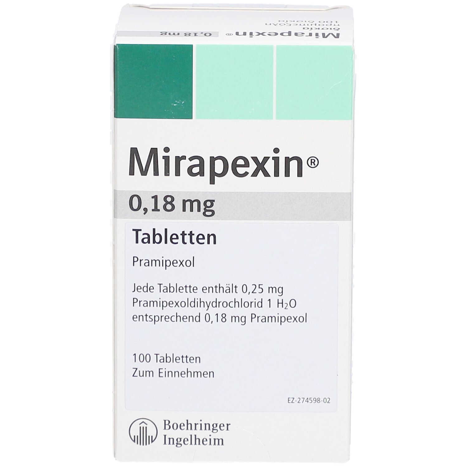 Mirapexin 0,18 mg