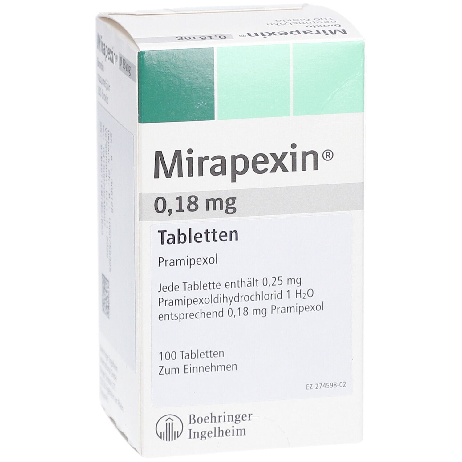 Mirapexin 0,18 mg