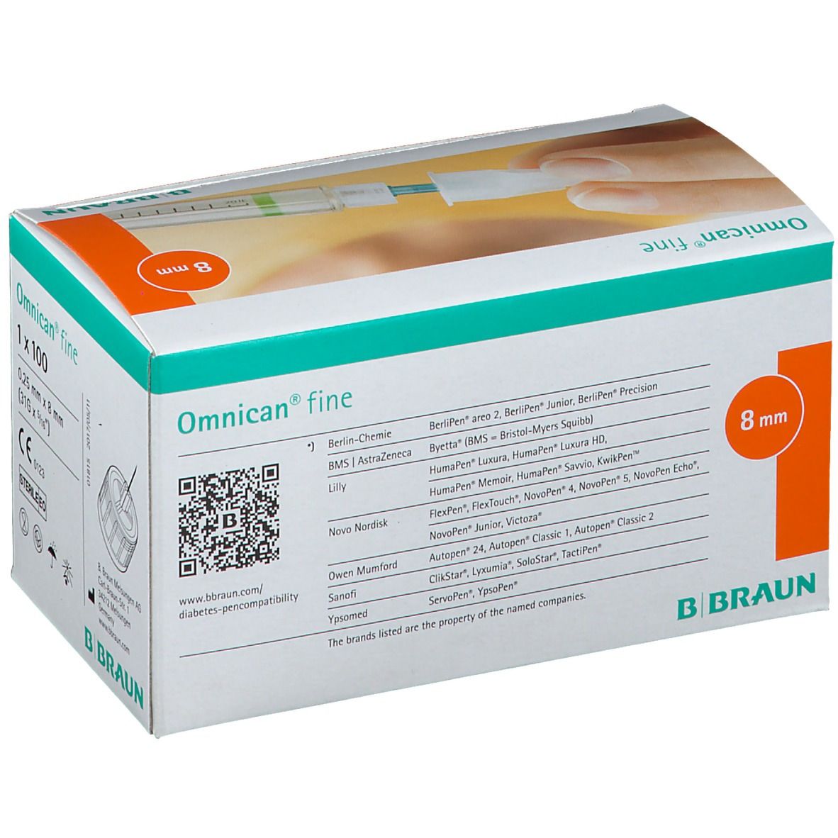 Omnican® Fine Penkanüle 31G 0,25 X 8mm 100 St - Shop-apotheke.at