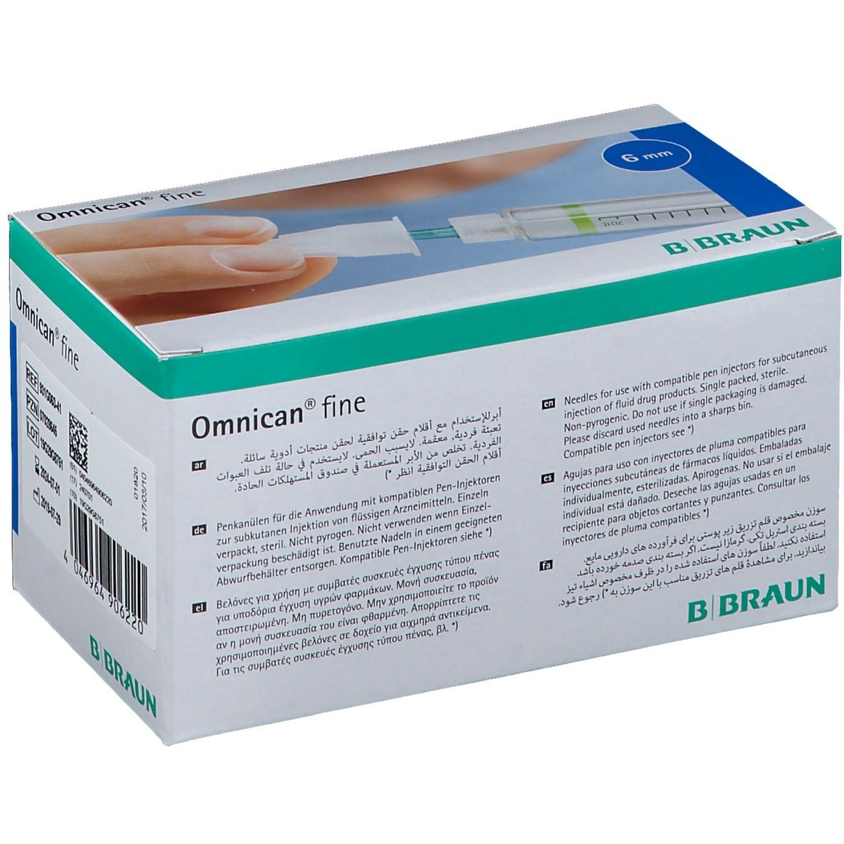 Omnican® fine Penkanüle 31G  0,25 x 6mm