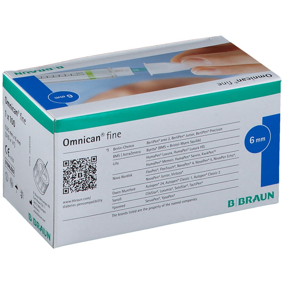 Omnican® fine Penkanüle 31G  0,25 x 6mm