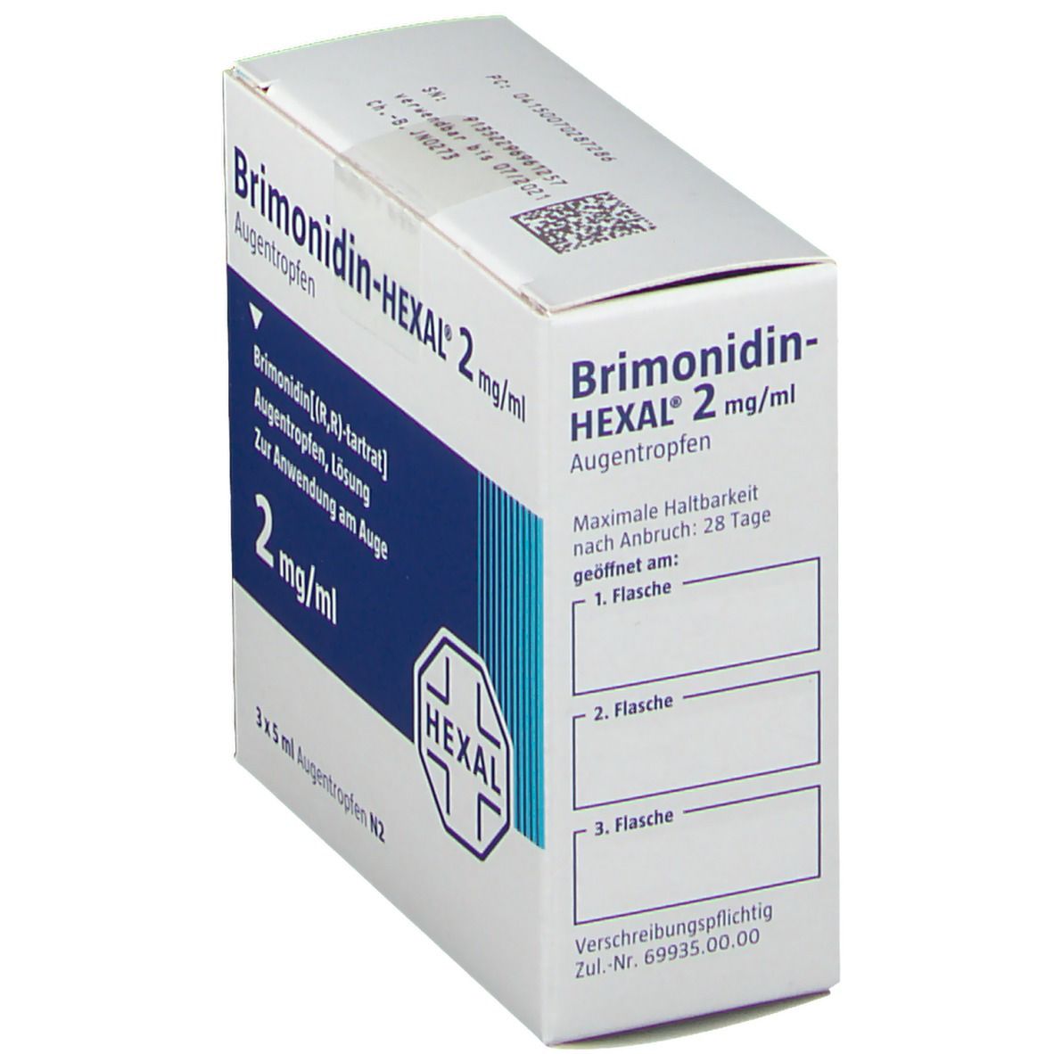 Brimonidin HEXAL® 2 mg/ml Augentropfen