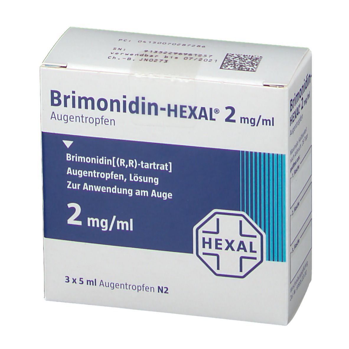 Brimonidin HEXAL® 2 mg/ml Augentropfen