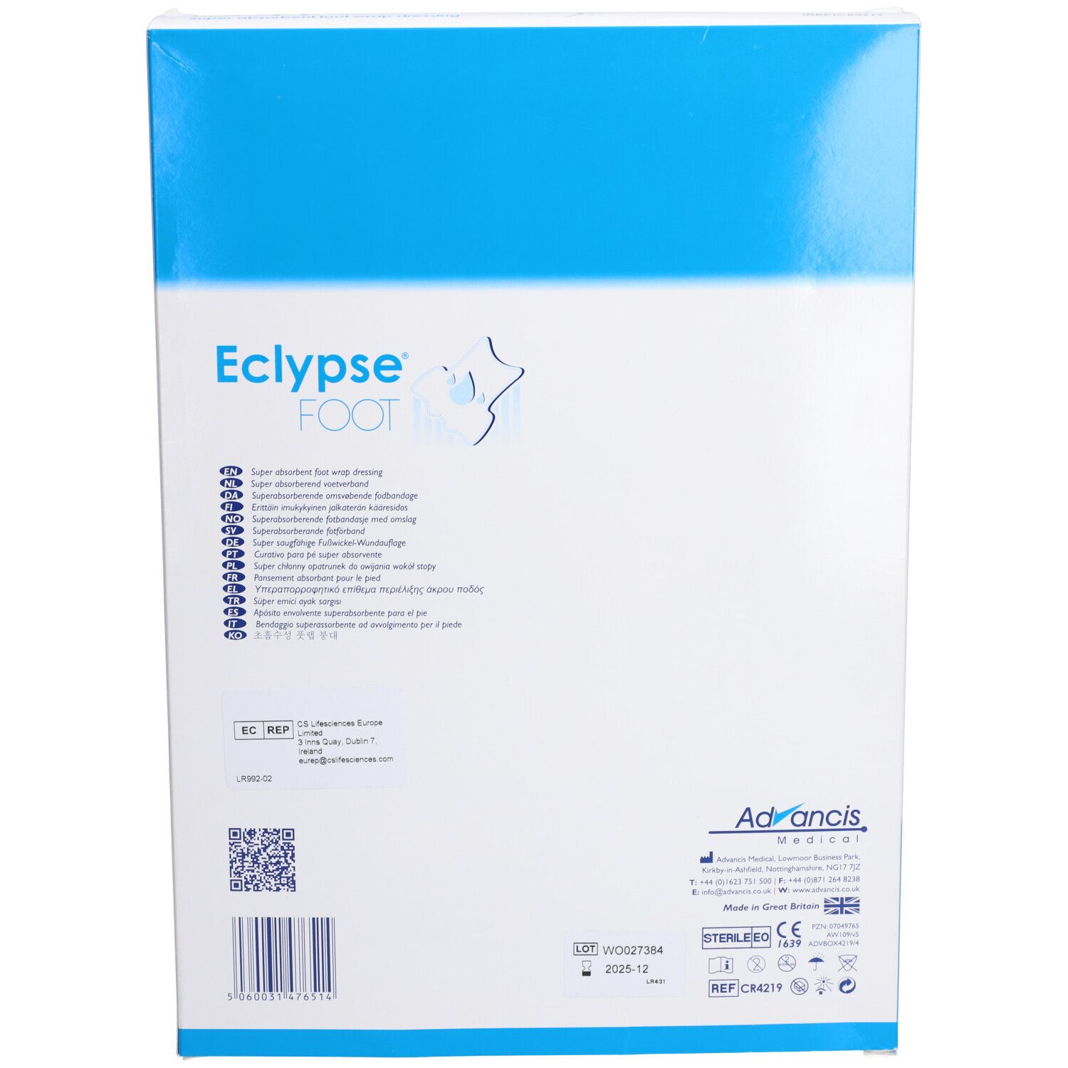 Eclypse Foot - Superabsorbierender Fußwickelverband 5 St - Shop Apotheke