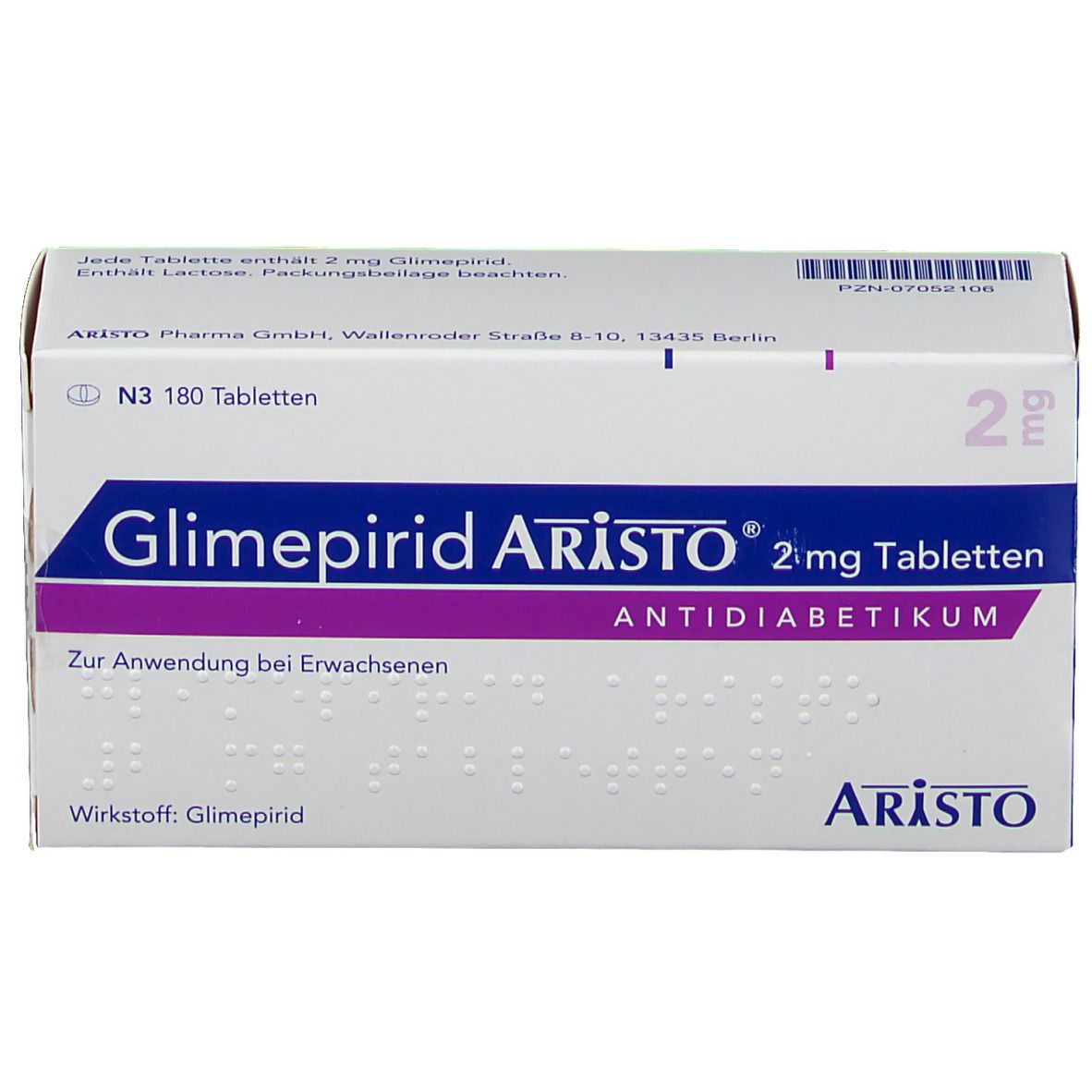 Glimepirid Aristo® 2 mg